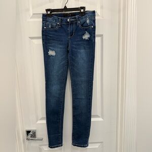 Joe's Jeans Kids Dark Blue Ripped Denim